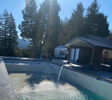 No Drought filling a swimming pool