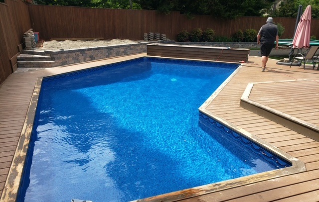 No Drought filling an above-ground residential swimming pool